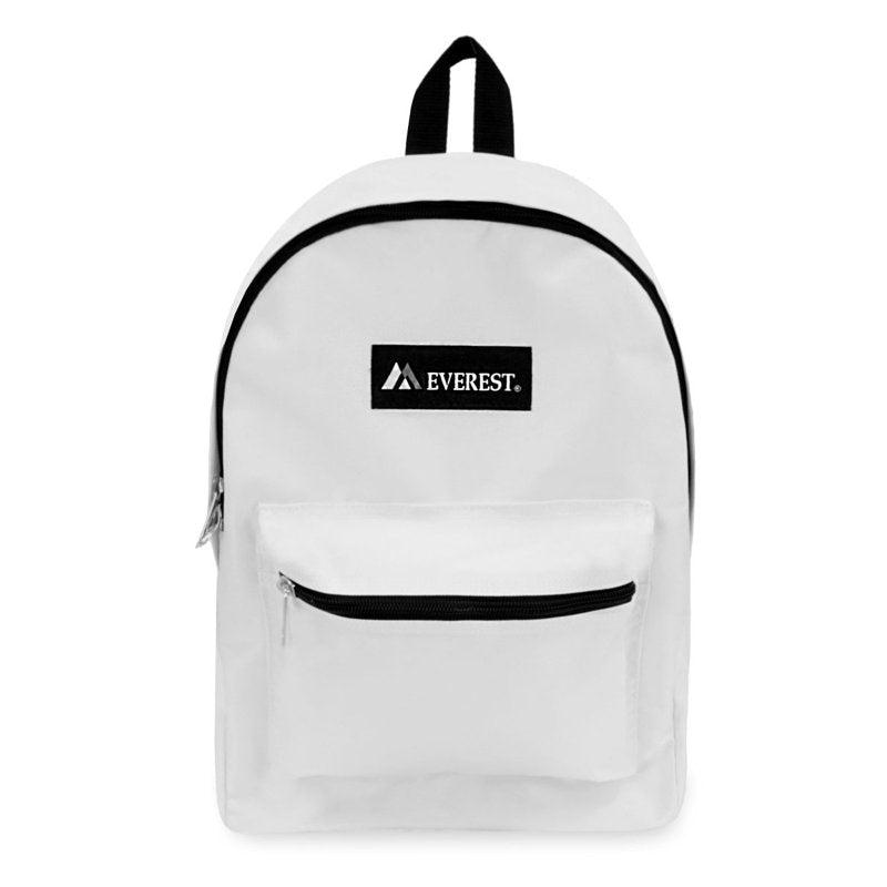 Unisex 15-Inch Basic Backpack for All Ages – Spacious Travel & School Bag