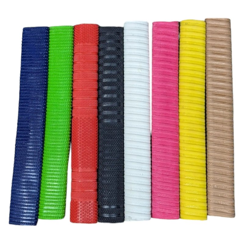 Cricket Bat Grips Pack of 4 - Multi-Color Rubber Replacement Accessories