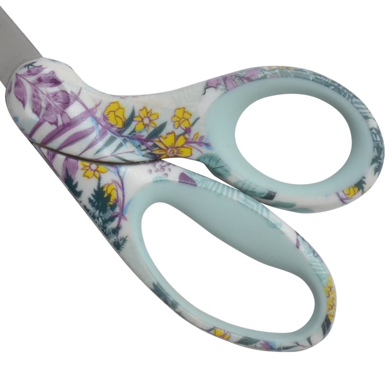 Fashion Scissors 8" Titanium Bonded Bent Floral - Westcott for Crafting & Sewing