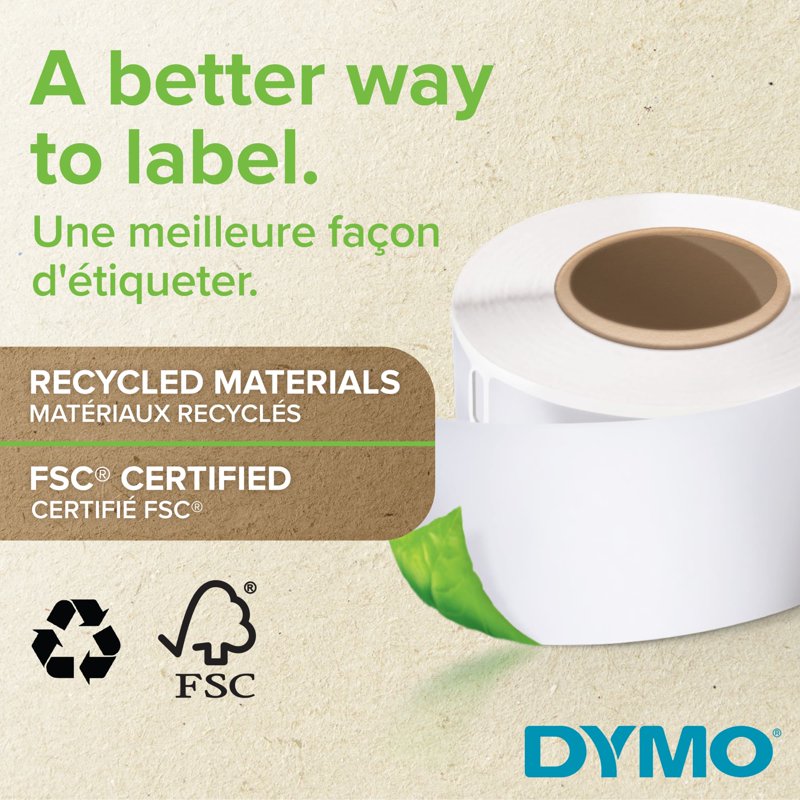 Large Multi-Purpose Labels for LabelWriter Printers - 2-1/8" x 2-3/4" - 320 Labels Roll