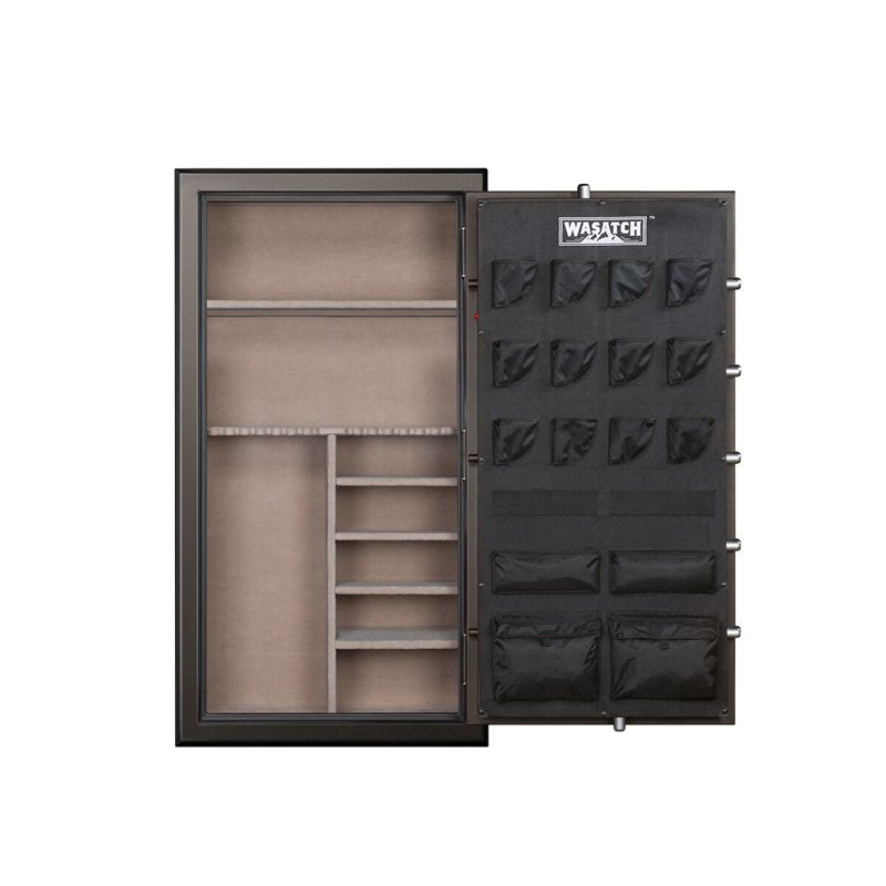 Wasatch 64 Gun Fireproof Waterproof Safe with Electronic Lock - Dark Bronze