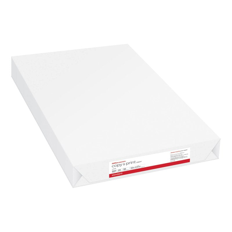 Ledger Size Copy & Print Paper - 11 x 17 Inches, 92 Brightness, 20 Lb, 3 Reams Case