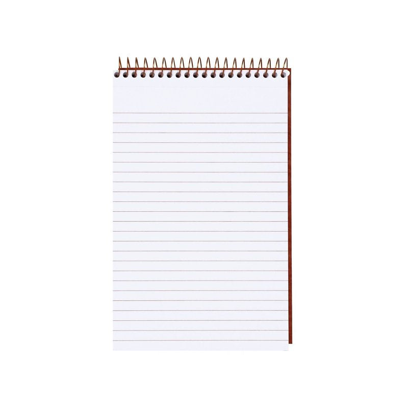 Ampad Gold Fibre Retro Wirebound Writing Pad - 5 x 8 Ivory, 80 Sheets