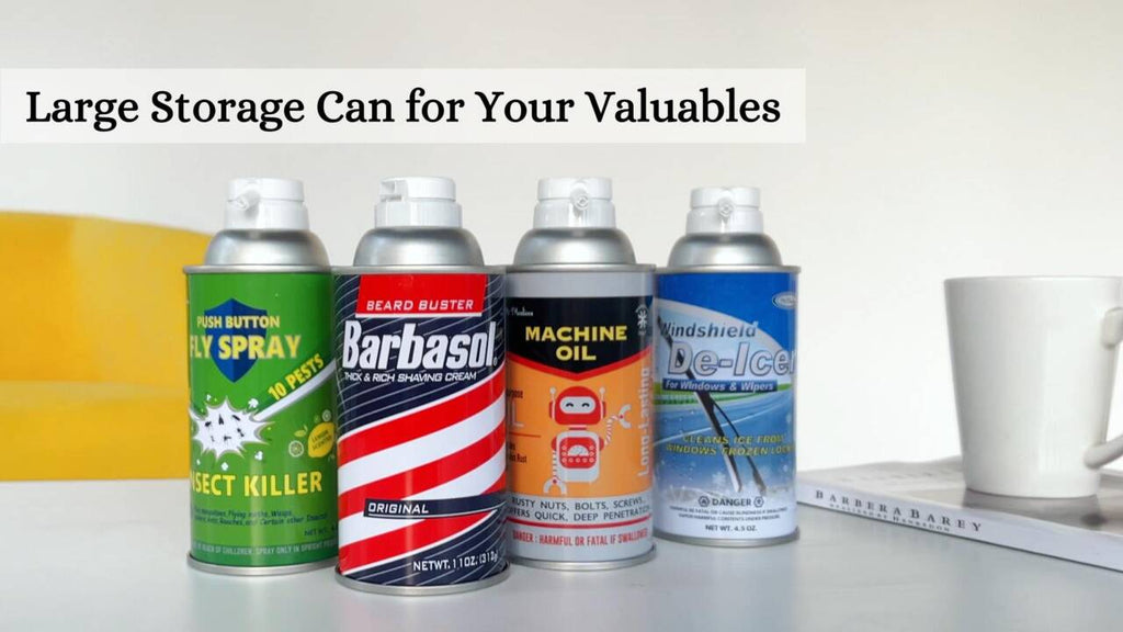 Fake Soup Can Safe with Secret Compartment Large Hidden Storage for Jewelry Cash
