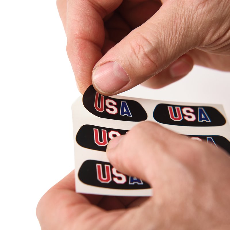 USA Flag Eye Black Sticker for Sports & Athletic Use