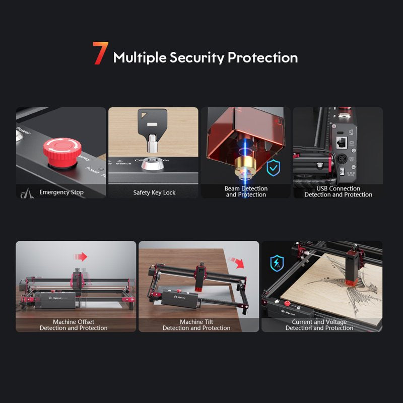 DIY Laser Engraving Machine Kit 48W with Rotary Roller for Acrylic Wood Metal