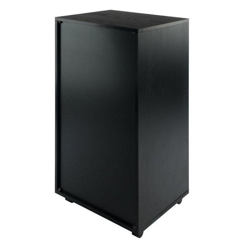 Multi-Drawer Storage Cabinet for Closet or Office - Black Finish