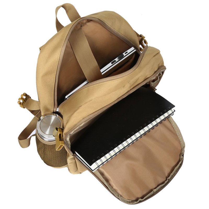 Tactical Laptop Backpack with MOLLE Webbing 22L Water-Resistant Military-Style