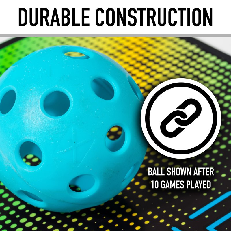 X-26 Indoor Pickleballs - Official Size, 12 Pack, Neon Blue