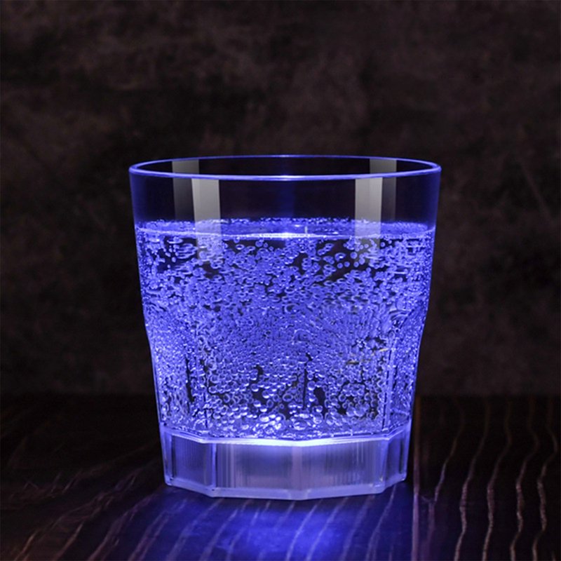 Light Up Shot Glasses - LED Glowing Drinking Cups for Parties, Bar, Disco - Blue