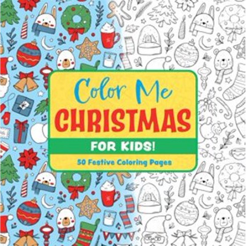 Kids Christmas Coloring Book - 30 Festive Holiday Pages for Kids