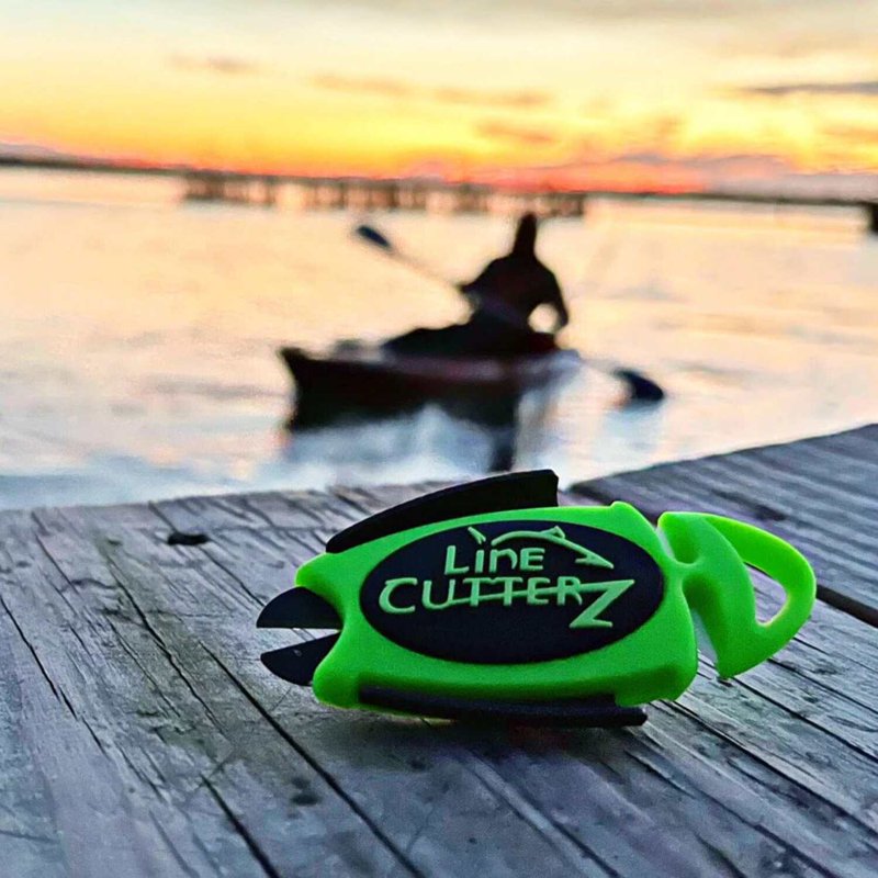 Dual Hybrid Fishing Line Micro Scissors - Blaze Orange