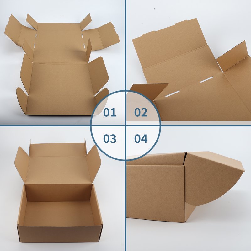 20 Pack Small Corrugated Shipping Boxes 12x9x4 Inches for Mailing & Packaging
