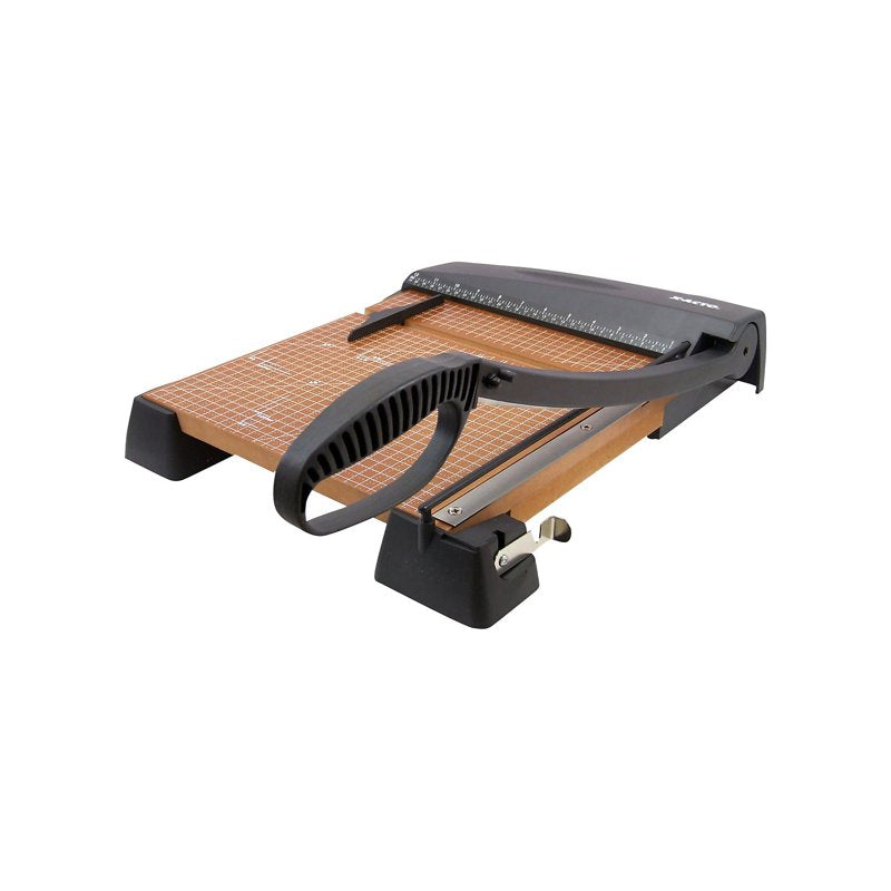 Heavy Duty Wood Paper Cutter Trimmer 15 Sheets, 12x15 Inch Guillotine