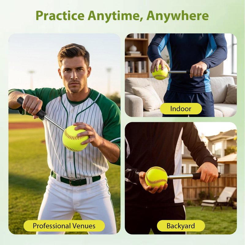 Softball Pitching Trainer Spinner for Finger Strength & Spin Control