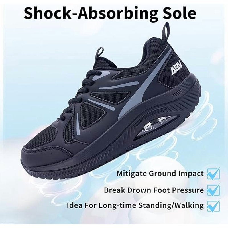 Women's Orthotic Walking Shoes with Arch Support and Cushioned Insole – Relieve Foot Pain