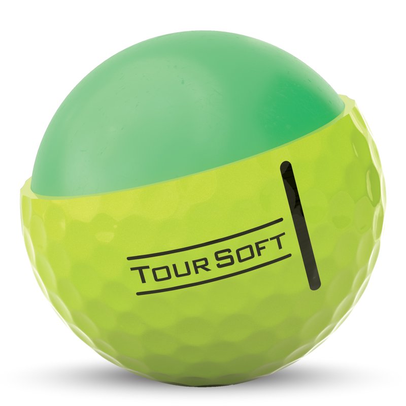 Titleist Tour Soft Golf Balls 12 Pack - Yellow, 2022 Variation