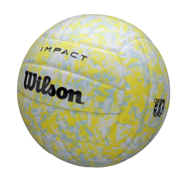 Impact Gen Green Volleyball - Official Size Recycled EVA Foam, Blue/Yellow
