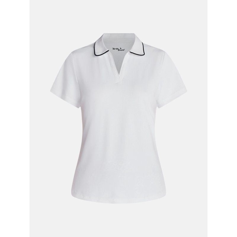 Women's Golf Polo Shirt with UPF 30+ Sun Protection and Moisture-Wicking Fabric