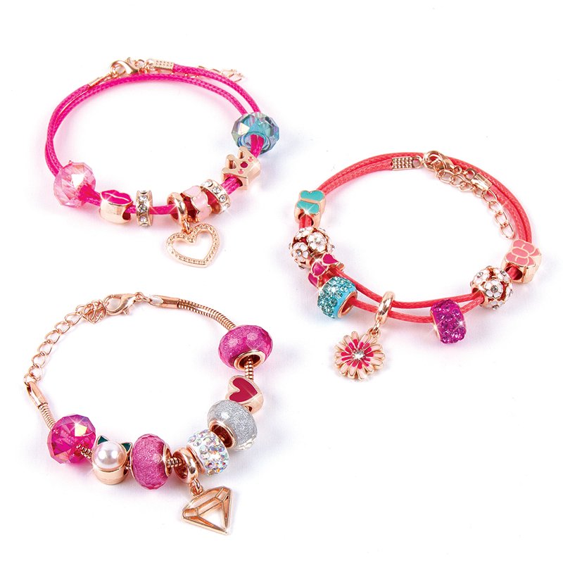 DIY Jewelry Making Kit for Kids & Tweens - 28 Piece Charm & Bead Set