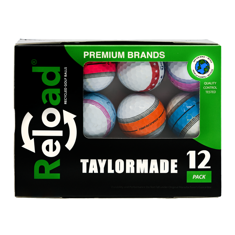 Pre-Owned TaylorMade Tour Response MX Stripe Golf Balls - Mix Pack, 12/48 Count