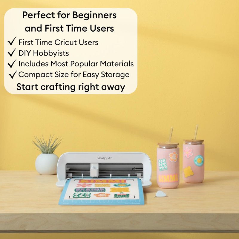 Cricut Joy Xtra Cutting Machine Bundle for Vinyl, Stickers & More