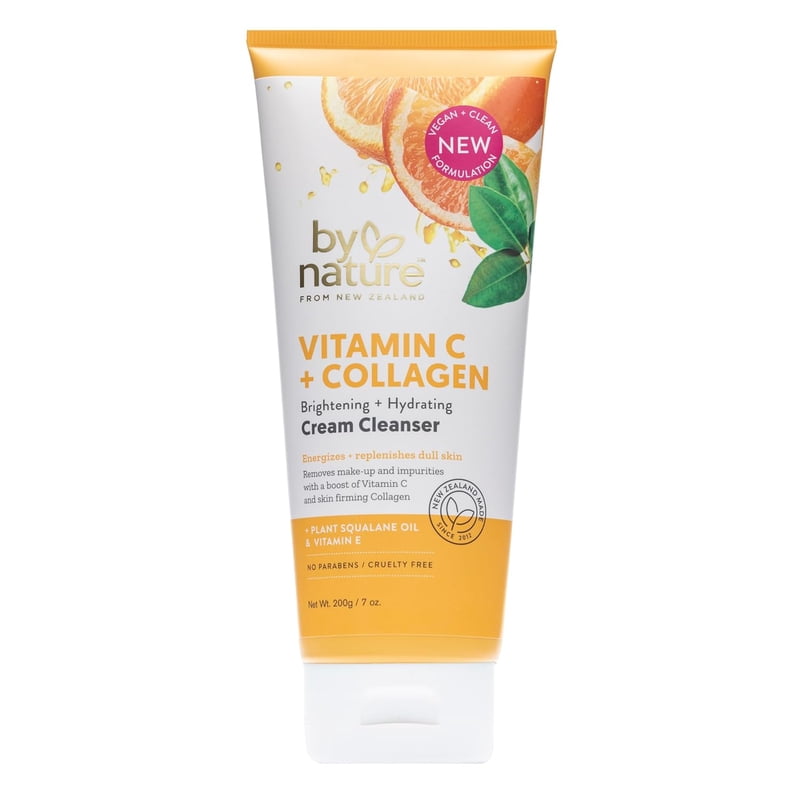 Vitamin C Collagen Brightening Hydrating Cream Cleanser for Dry Skin - 6 Pack
