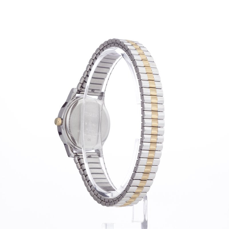 Women's Dress Watch with Two-Tone/MOP Dial 25mm Brass Case, Expansion Band