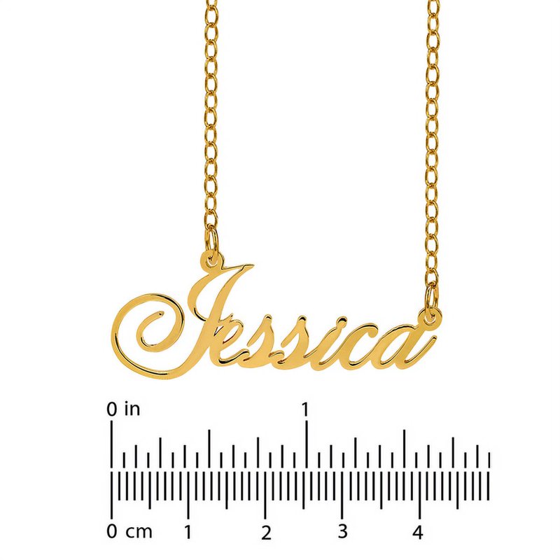 Personalized Sterling Silver Script Name Necklace - Customizable 12 Characters