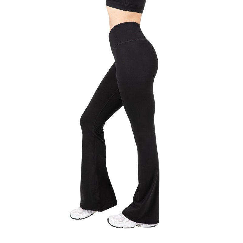Women's Ultraluxe Crossover Flare Leggings with High Waist and 4-Way Stretch