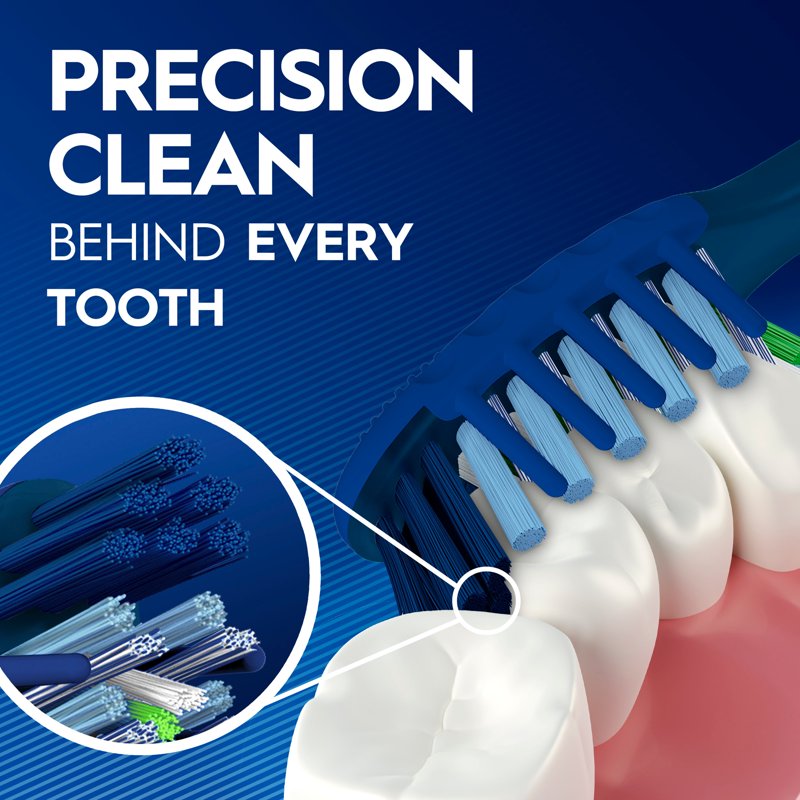 Manual Toothbrush Set - Deep Plaque Removal, Gentle Bristles, 4 Count