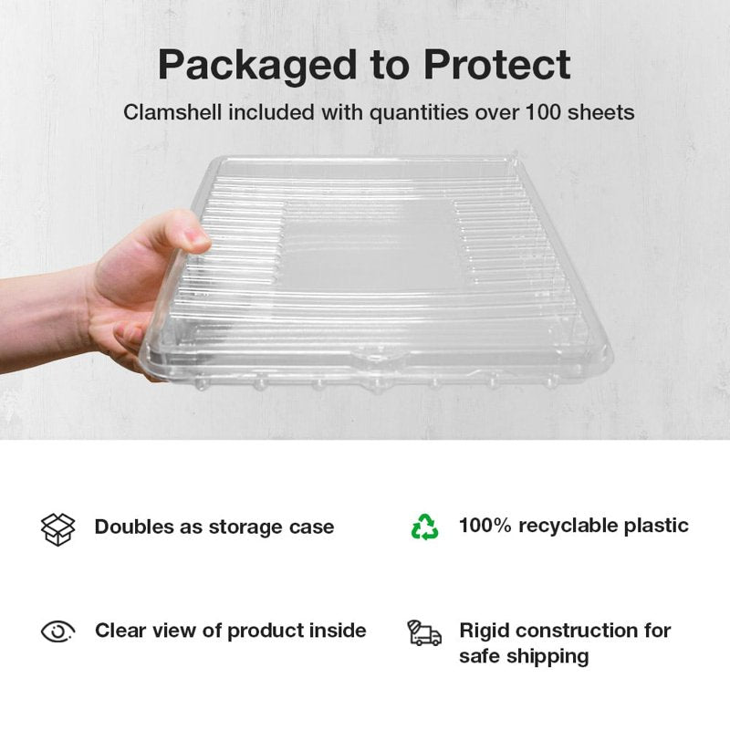 Waterproof 2.5-Inch Circle Labels for Laser Printers - 120 Sheets