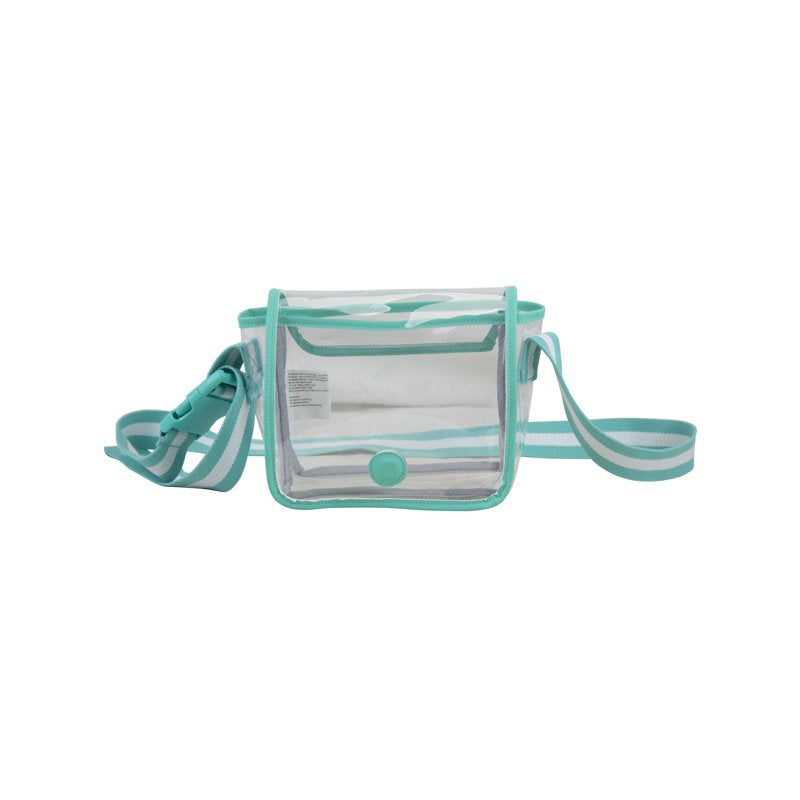 Clear Stadium Cross Body Bag - Lightweight, Adjustable Security Purse