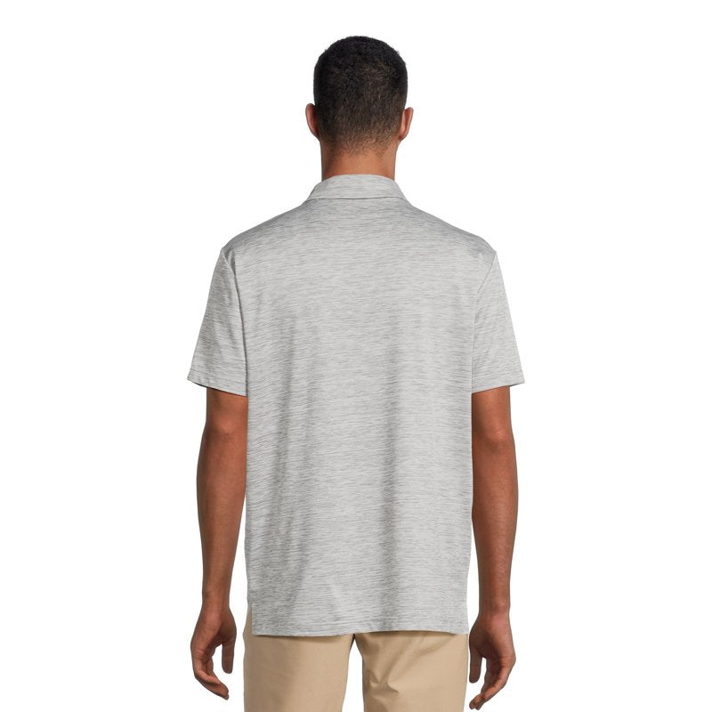 Men's Golf Polo Shirt with 4-Way Stretch and Sun Protection - Multiple Sizes & Colors