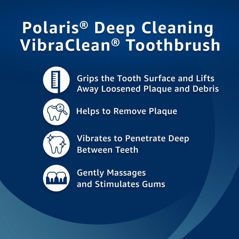 Deep Cleaning Vibrating Toothbrush Set - Soft Bristles, Multi-Color