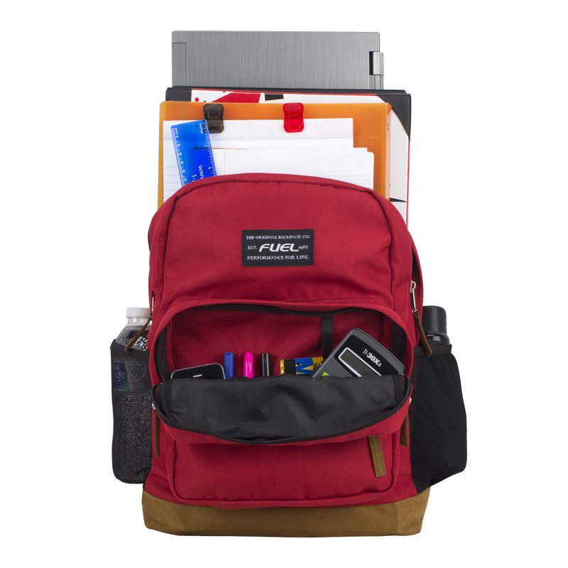 Unisex Classic Backpack with Hydration Pockets - Durable School & Travel Bag