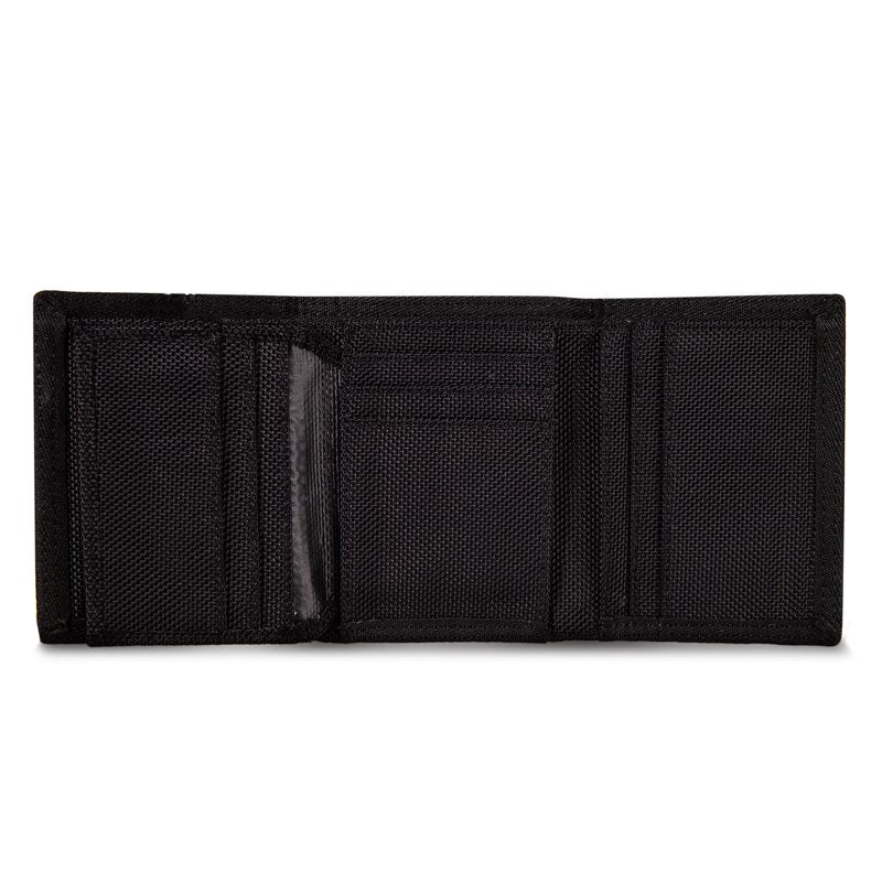 Reebok Nylon Trifold Wallet with RFID Protection, Slim Card Organizer