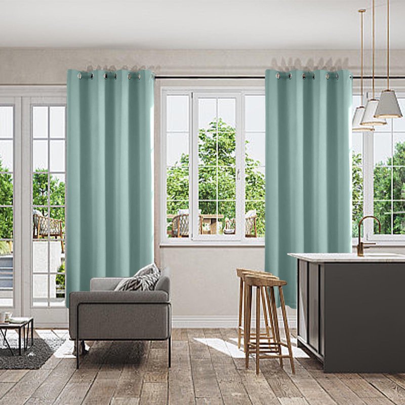 Blackout Curtains for Bedroom & Home Theater - Noise Reducing Thermal Drapes