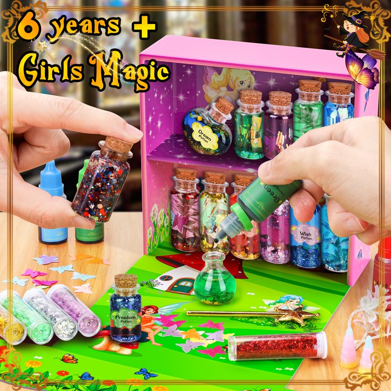 Magic Potion Making Kit for Girls Ages 6-12 - Creative Arts & Crafts Set