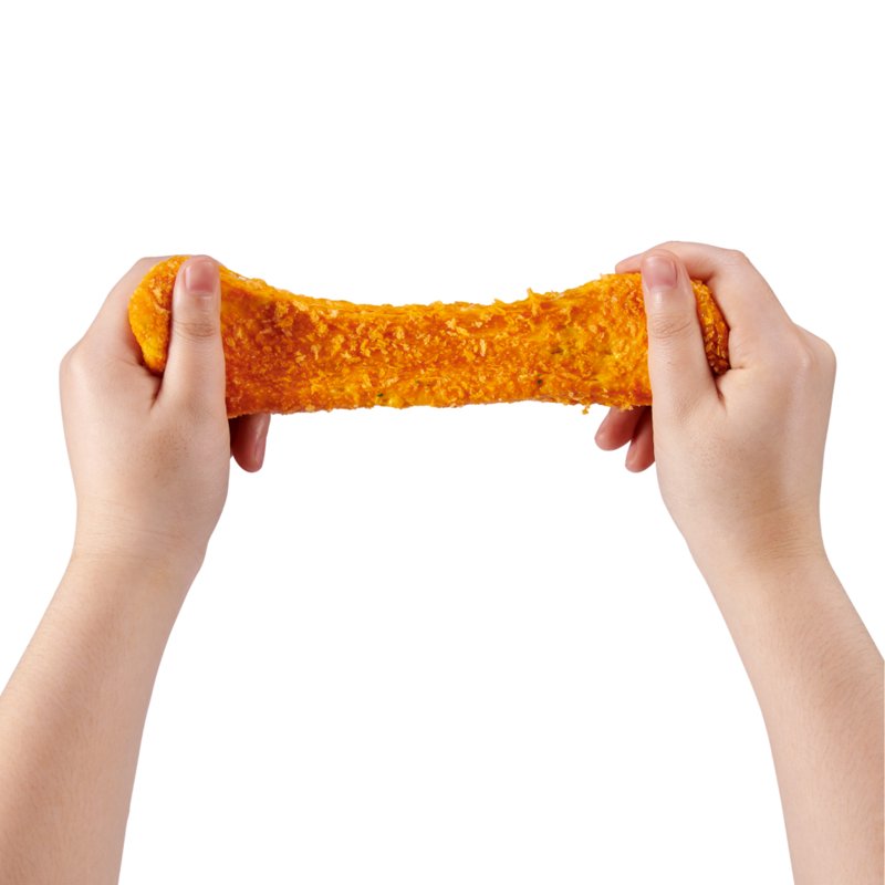 Kids DIY Play Food Slime Kit with Mozzarella Sticks & Shopping Bag