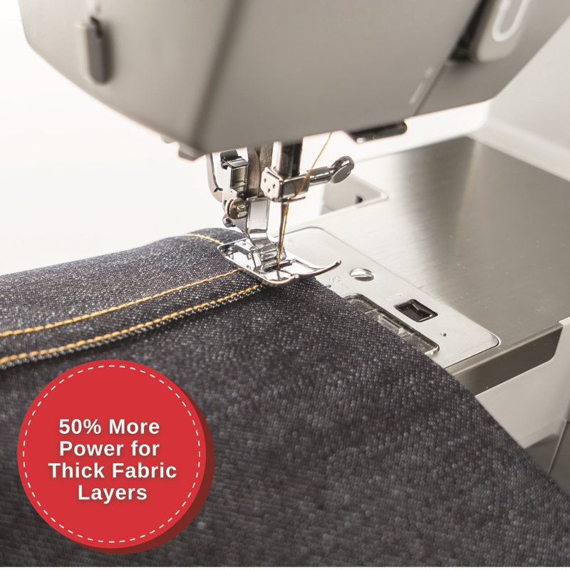 Heavy Duty Sewing Machine with Extension Table & 110 Stitch Options