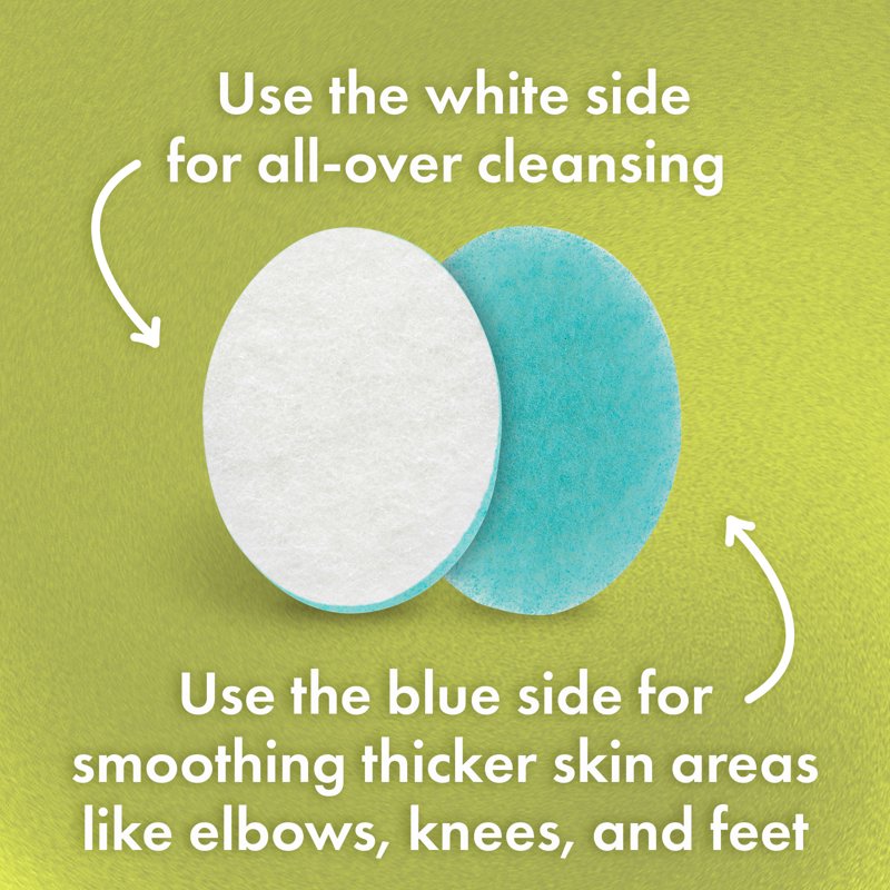 Reusable Double-Sided Body & Face Sponge for Skin Exfoliation & Cleansing
