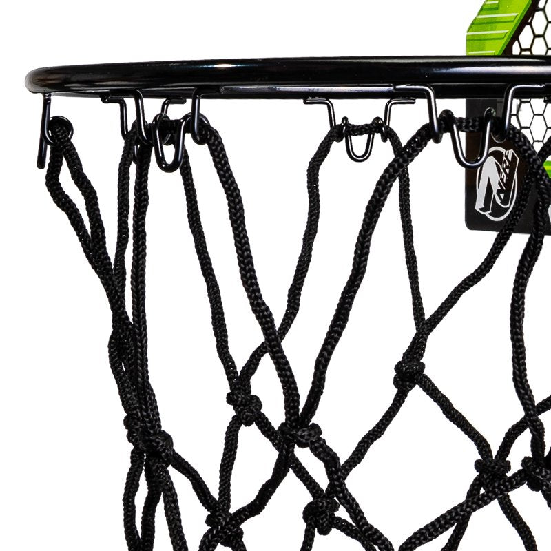 Mini Over-the-Door Basketball Hoop Set with Steel Rim & NERF Basketball
