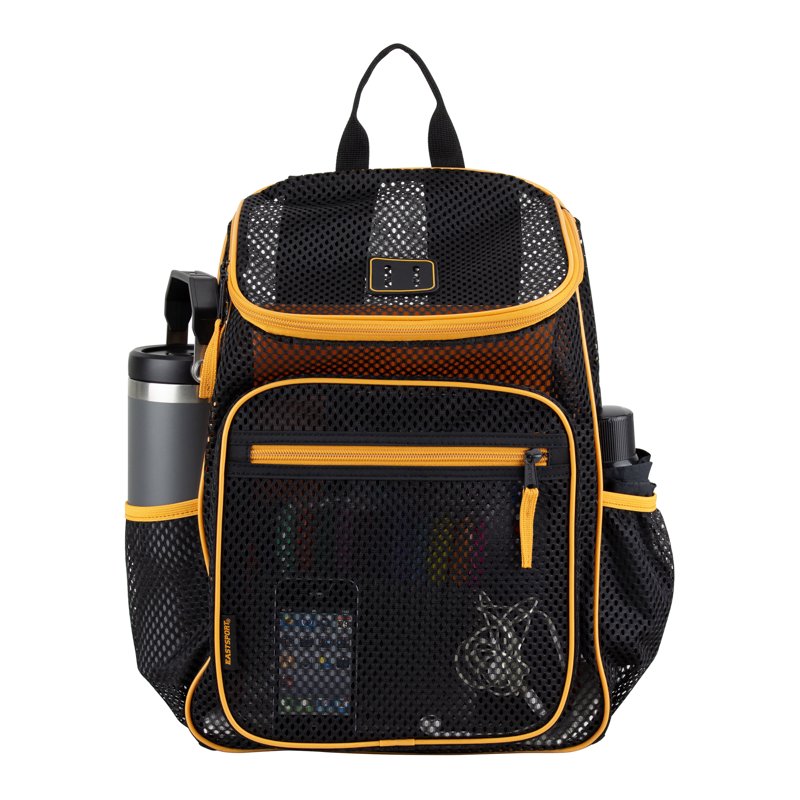 Mesh Backpack with Spacious Main Compartment Hydration Pockets & Padded Straps