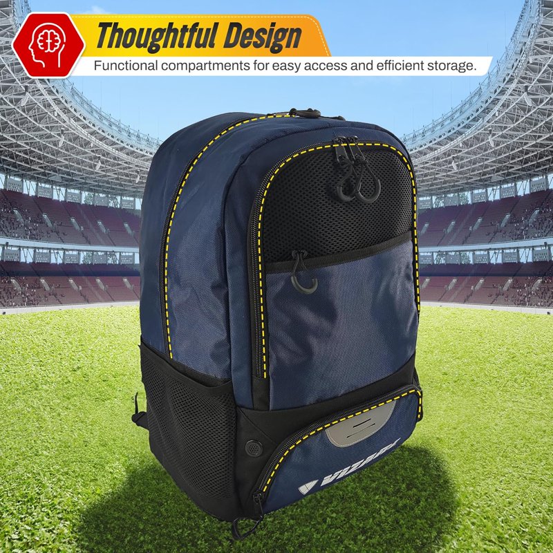 Sports Backpack for Soccer Volleyball Basketball & More - Kids & Adults