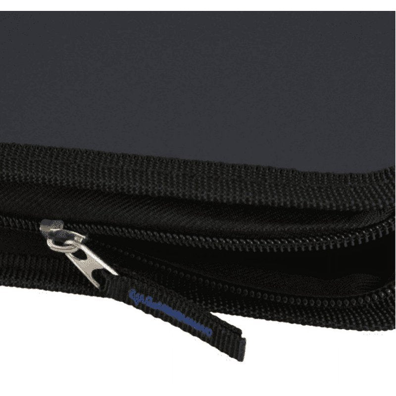 1.5-Inch Capacity Zippered Binder with O-Ring - Polyester Office Organizer, Black & Pink