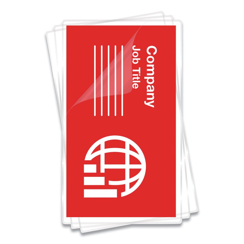 Laminating Pouches 5mil Business Card Size Pack of 100