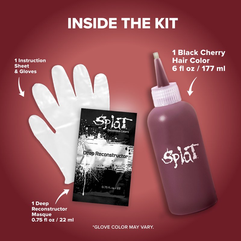 Semi-Permanent Hair Dye Kit for Dark Hair - Multiple Shades, Vegan & Cruelty-Free