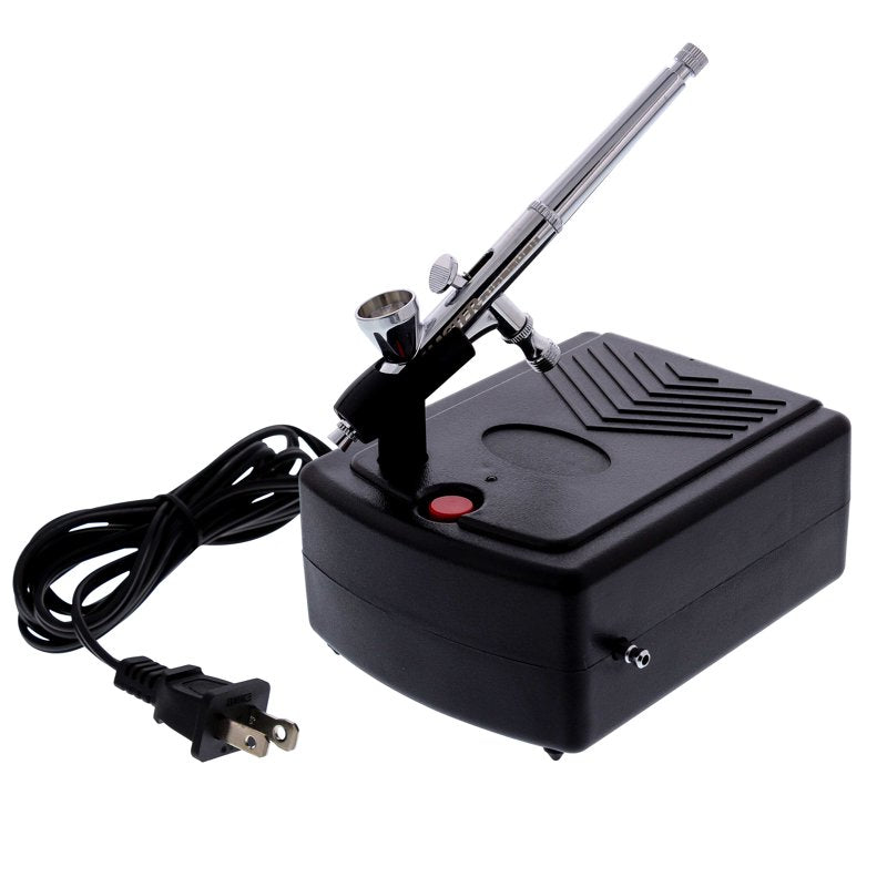 Master Airbrush Airbrushing System Kit with Dual-Action Gravity Feed Airbrush, Mini Compressor & Accessories
