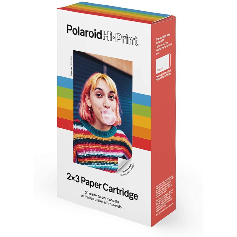 Polaroid Hi-Print Paper Cartridge Pack of 3 - 60 Self-Adhesive 2x3 Prints